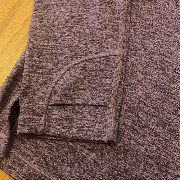 Athleta Uptempo II Elevate Hoodie in Heathered Plum Sz M - Picture 4 of 8